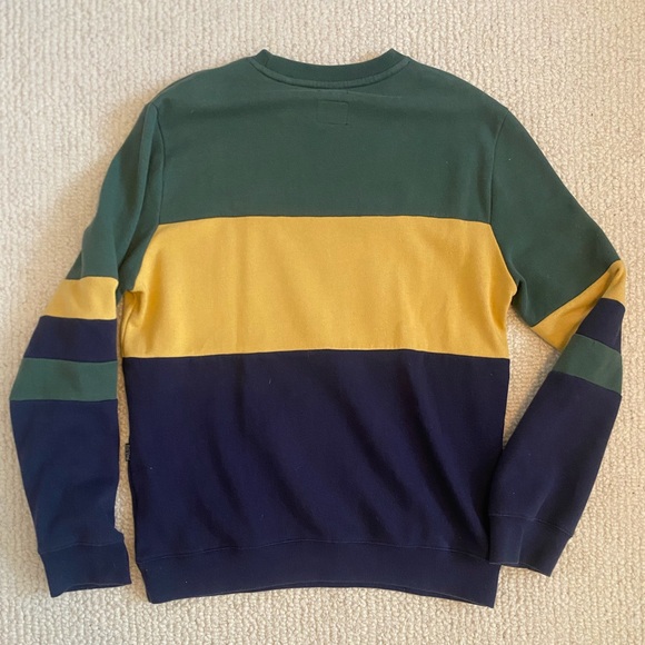 Men’s Colour-block Crew Sweatshirt by Buffalo David - Picture 2 of 5